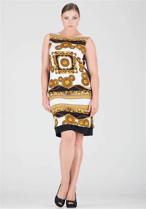 versace plus size dress